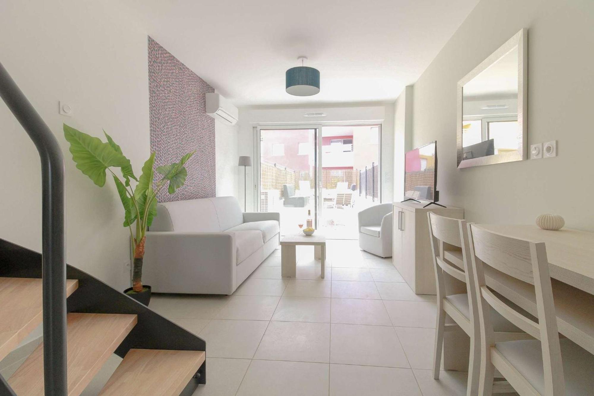 Select'So Home - Residence Le Poseidon - Mazet En Duplex Pour 6 Personnes - Piscine, Parking Prive - Services Hoteliers - Pos-A Bormes-les-Mimosas Buitenkant foto